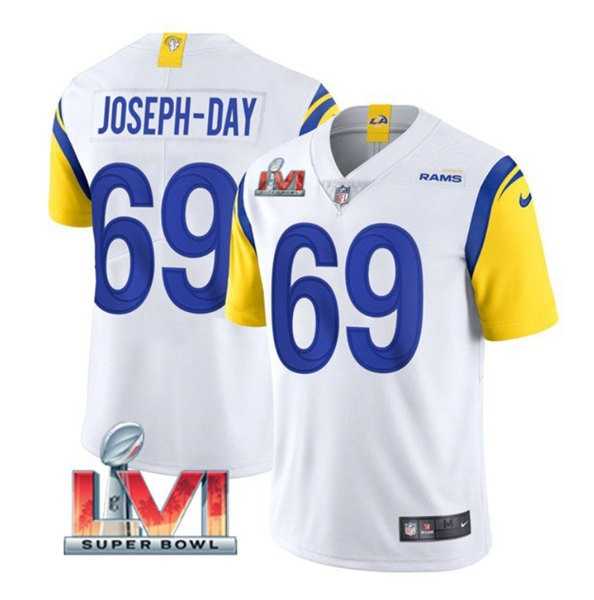 Nike Rams Men & Women & Youth 69 Sebastian Joseph Day White 2022 Super Bowl LVI Vapor Limited Jersey,We sell and wholesale Nike Rams Men & Women & Youth 69 Sebastian Joseph Day White 2022 Super Bowl LVI Vapor Limited Jersey on line form chian!